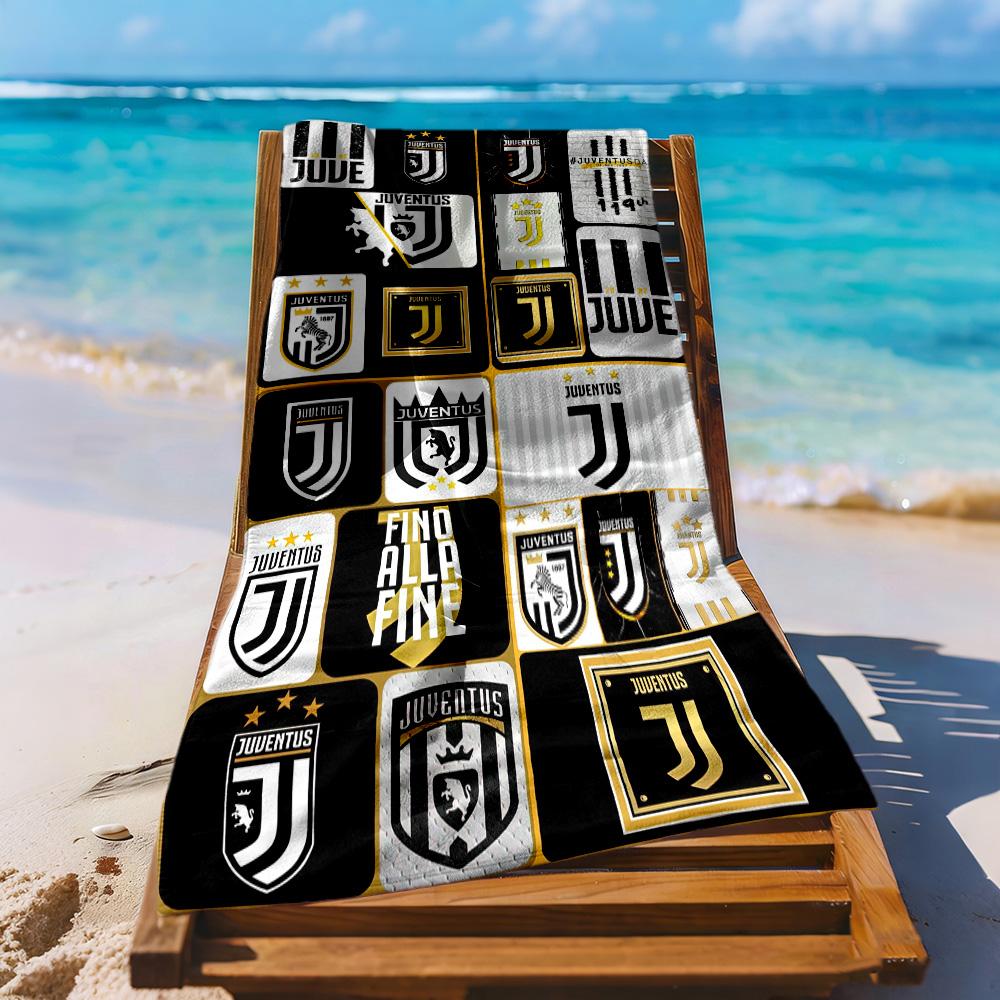 Juventus Beach Towel Soft Durable Quickdry Comfortable Lightweight Suitable For Sports Travel Swimming Yoga Bathroom Beach And Pool