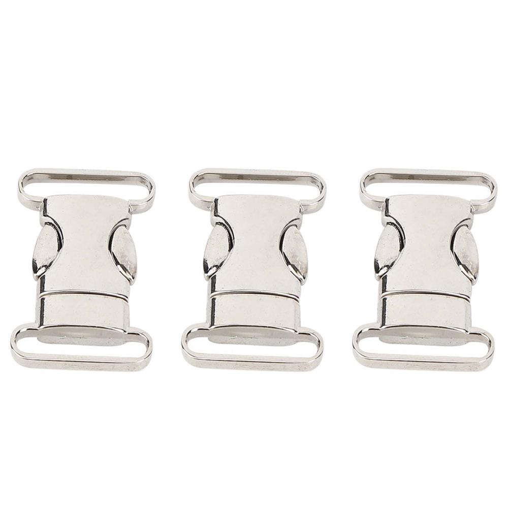 3Pcs Lightweight Metal Webbing Buckles Stainless Steel Webbing Buckle  Outdoor Activities