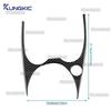 Real Soft Carbon Fiber Sticker LHD RHD For Dacia Duster 2014 2015 2016 2017 2018 Car Central Control AC Frame Interior Trim