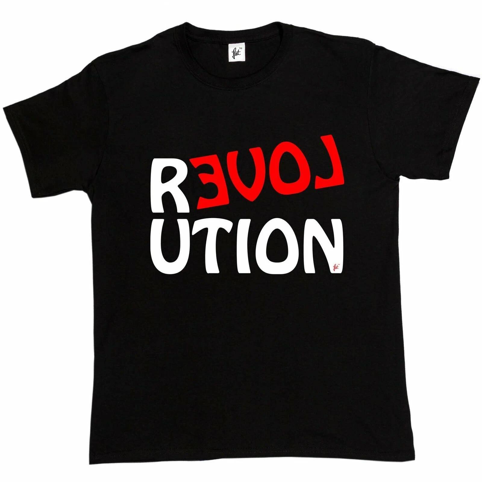 Revolution Love Emo Kunst Trendy Alternative Mens T-Shirt XL