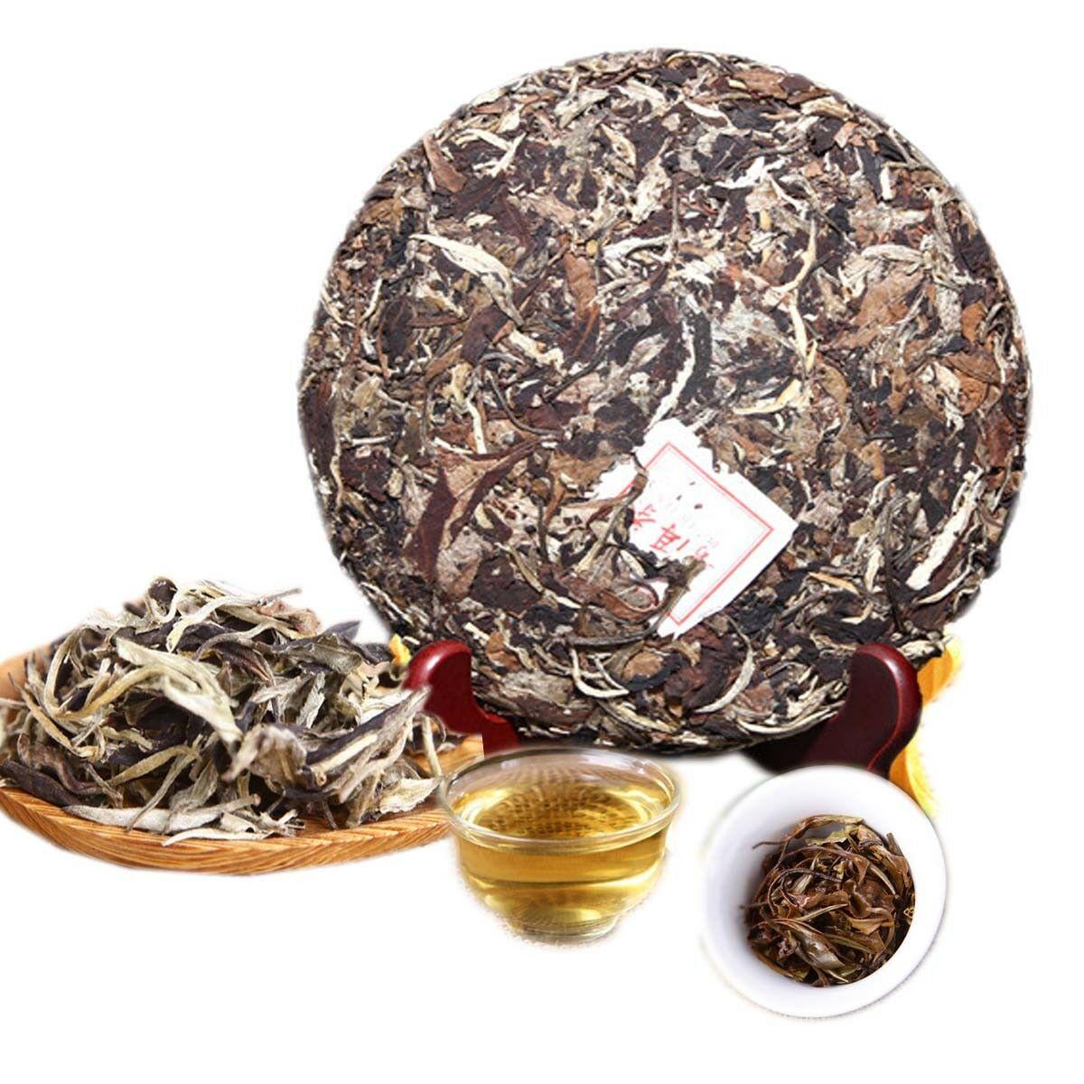 357g Pu er Tea Cake Raw Pu erh Tea Moonlight White Yueguangbai Beauty Green Tea
