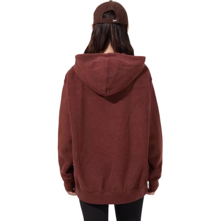 Nike Lässiger Logo-Kapuzenpullover Damen Oberteile Kastanie DD5119-273