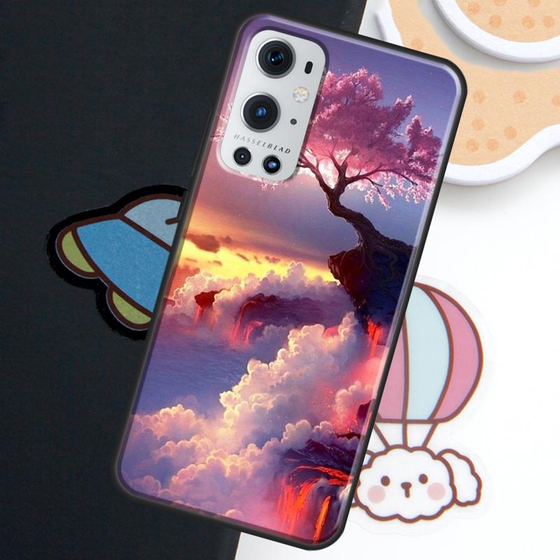 Japan Flower Cherry blossoms For Realme GT6 GT7 Pro 14 10 11 12 13 15 Pro Plus C55 C71 C75 C65 C63 C61 C53 C67 C35 Case