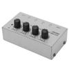 4 Channel Headphone Amplifier Stereo Earphone Splitter with Power Adapter