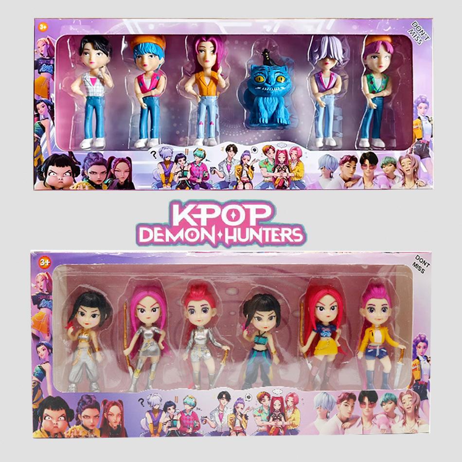 2 styles Anime Kpop Devil Hunter Figure Model Toy Rumi Zoey Mira Desk Decoration Collection Figures Model Toy For Kid Gift