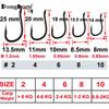50PCS Teflon Coating Carp Fishing Hook Chod-Rig Hook Kaptor Choddy Carbon Steel Black Micro Bared with Outturned Eye Carp Hook