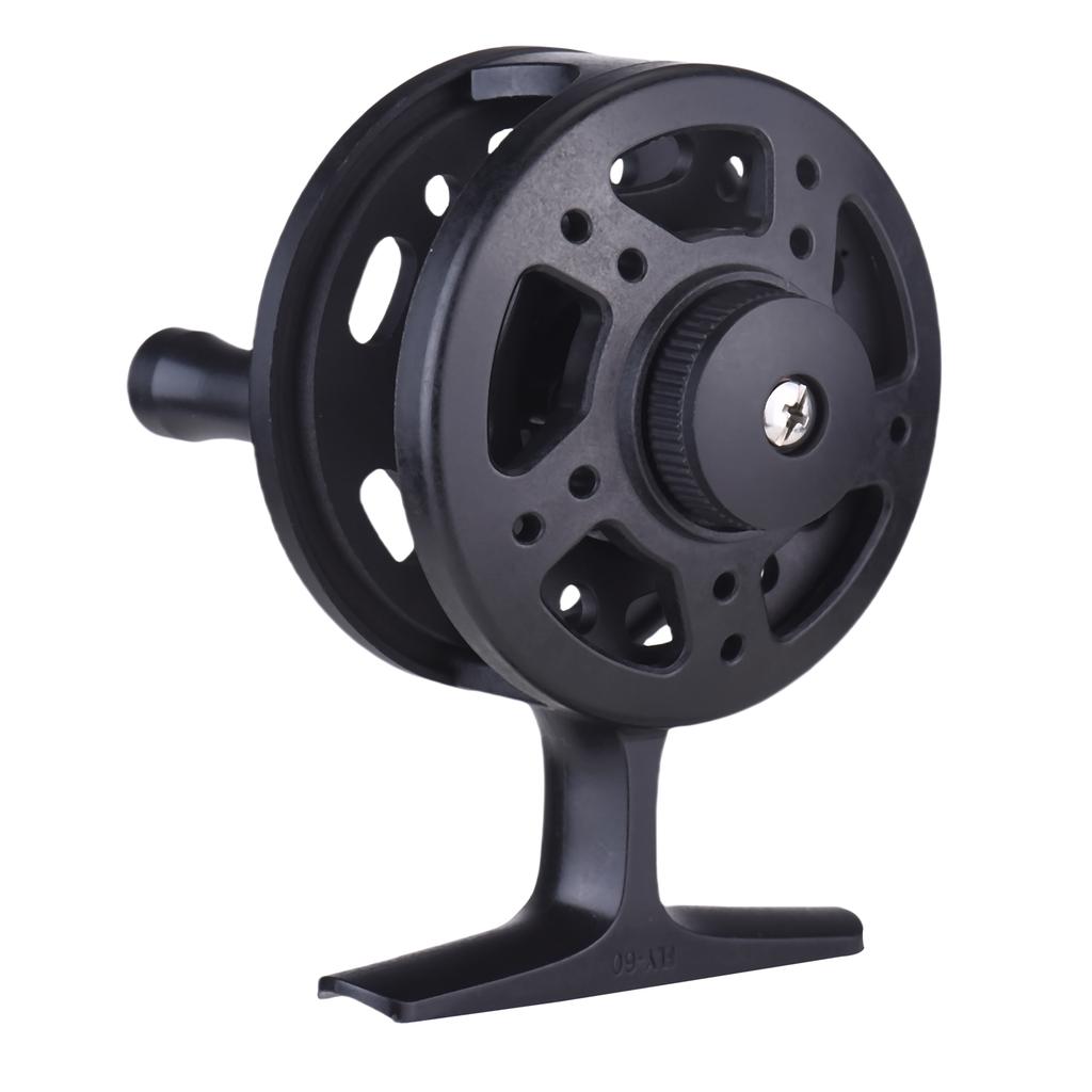 Fly Fishing Reel Front Fishing Wheel Plastic Ice Fishing Reel for Freshwater Saltwater 60mm
