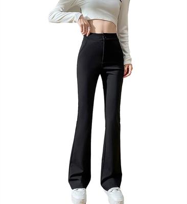 PAGASUS Center Seam Slit Stretch Long Comfortable Suitable for Tall and Short Loose Elegant No Women's Leggings, Pants, Fit, People, Spring, Summer,