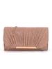 Exquisite Glitter Pleated Evening Clutch Bag for Women - Round Bottom Ladies' Banquet Bag
