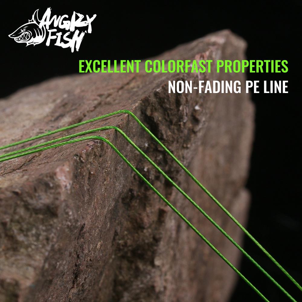 8-Strand PE Fishing Line, 300m - High-Strength, Colorfast, Wear & Bite Resistant, Horse Color Woven Line for Lure Fishing.