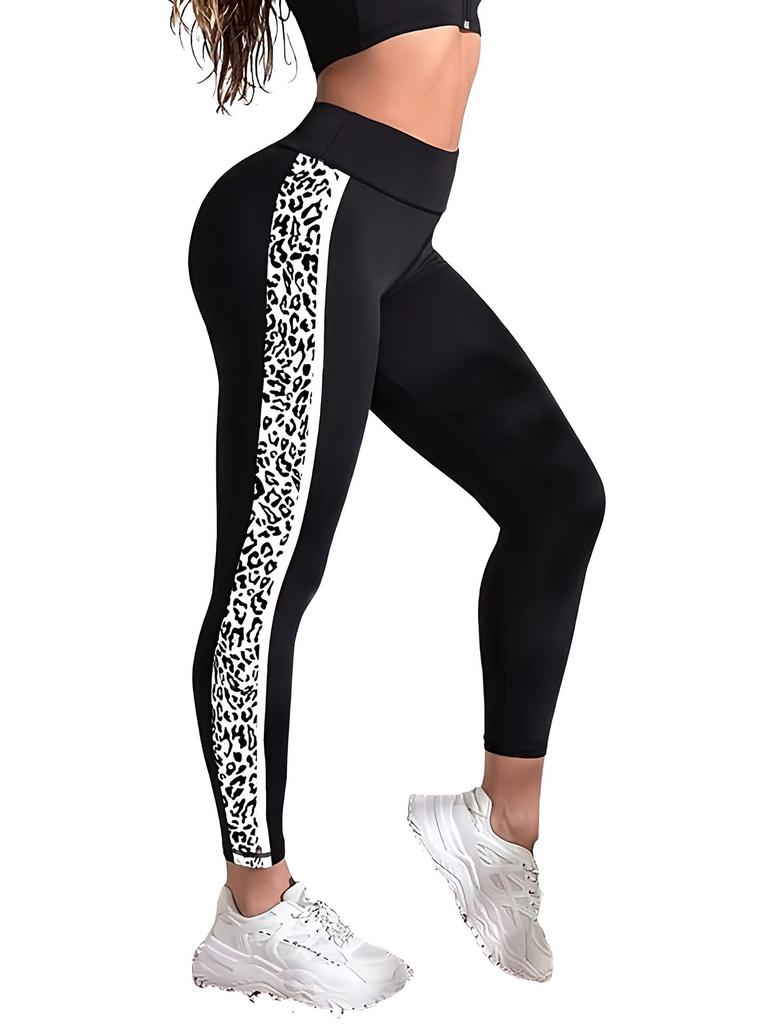 Kadın Yüksek Bel Düz Renk Yoga ve Fitness Pantolonu