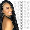 40pcs Alloy Hair Jewelry for Braids Dreadlock Accessories Metal Braid Clips Non-Piercing Ear Clips Beard Beads Hair Cuffs Clips