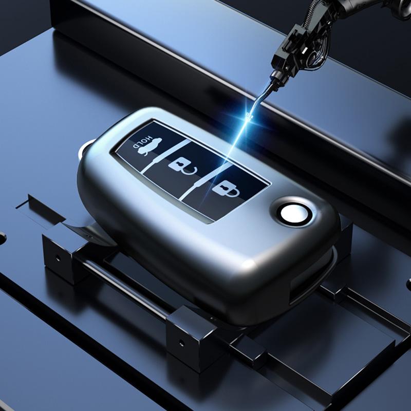 Tpu Auto Key Fob Cover Key Ring Fit For Nissan Juke Qashqai Micra Pulsar X-Trail Folding Smart Fobs Case Auto Accessories