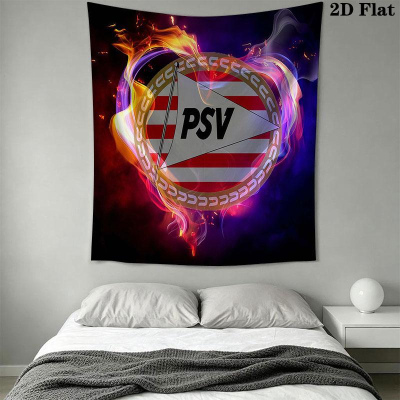 PSV Eindhoven Wall Hanging Printed Fabric Blanket Decorative Tapestries for Bedroom Living Room Home Decor