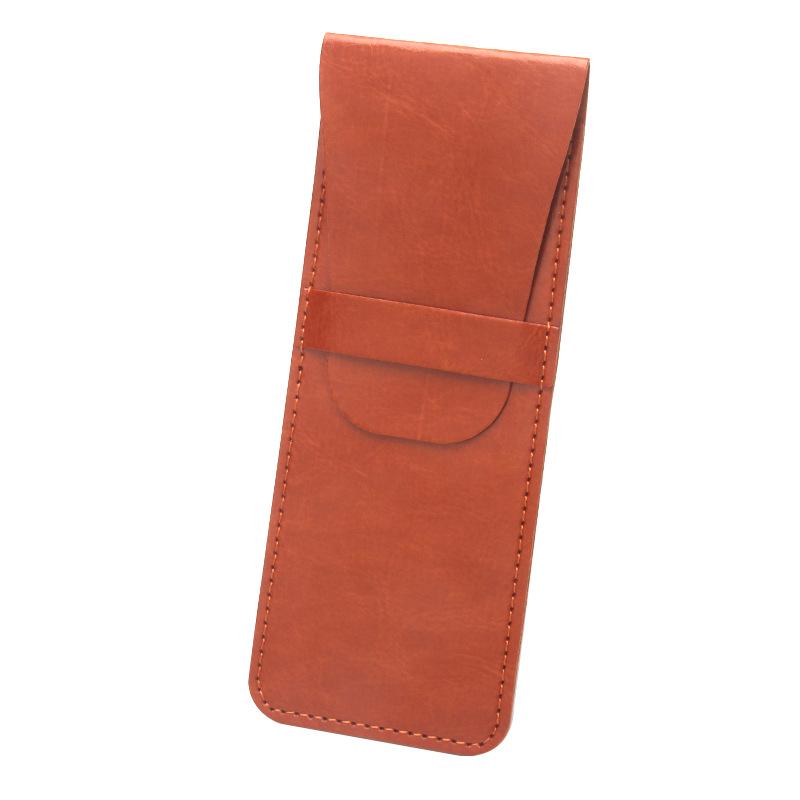 Leder-Federmäppchen mit hoher Kapazität: Langlebiger, Multifunktionaler Halter für Füllfederhalter, kleines Messer und Augenbrauenstifte mit Logo-Individualisierung