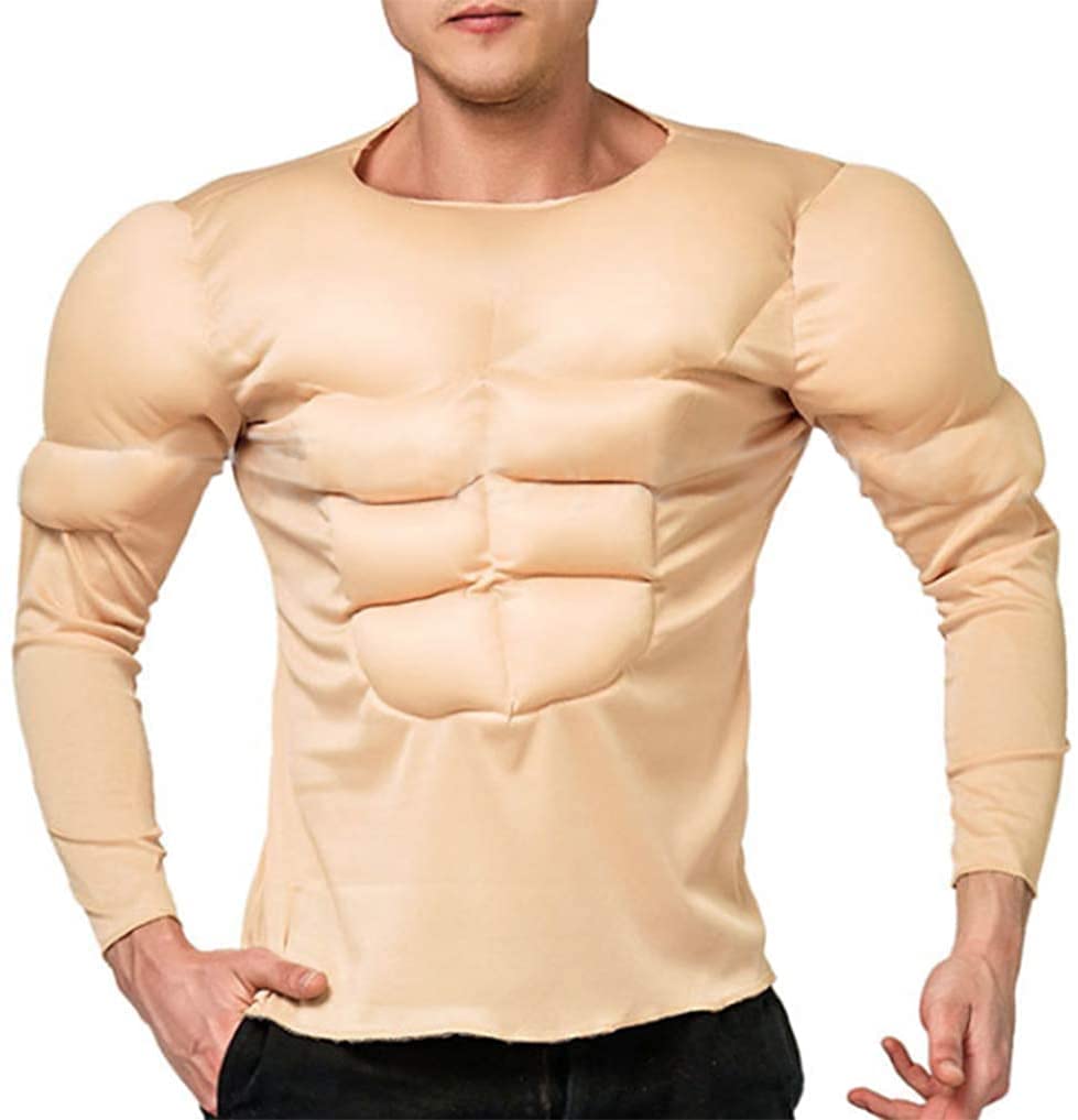 

Мышцы Мышцы Мышцы Вечеринка Веселый Косплей Костюм Кигуруми, Костюм, Рубашка, Принадлежности, Товары, Боди, бежевый