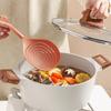 Skimmer Spoon Scratch-proof Scoop Colander Hook Design Hollow  Reusable All Purpose High Temperature Resistant Scoop Colander