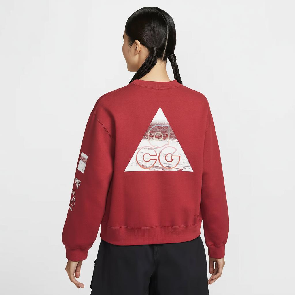 Nike ACG Year Of The Horse Limited Edition CNY New Year Fleece Knit Pullover Long Sleeve Sweatshirt Women tops IQ3830613