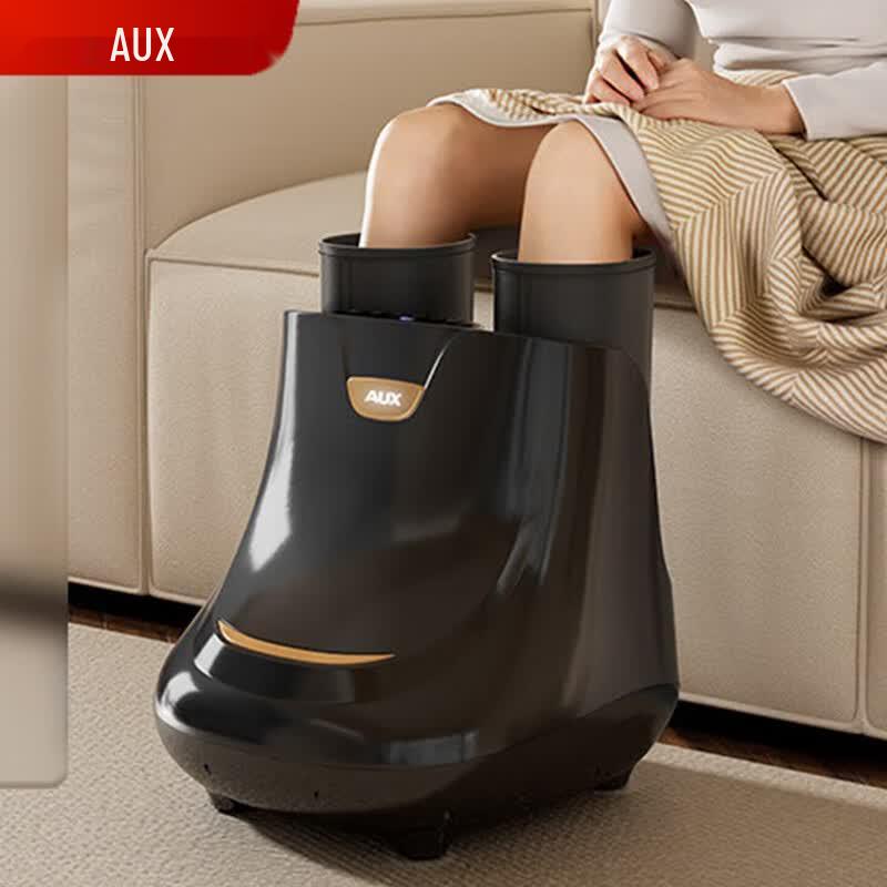 AUX Boot-Style Airbag Foot and Calf Massager with Heat CN plug (adapter included)