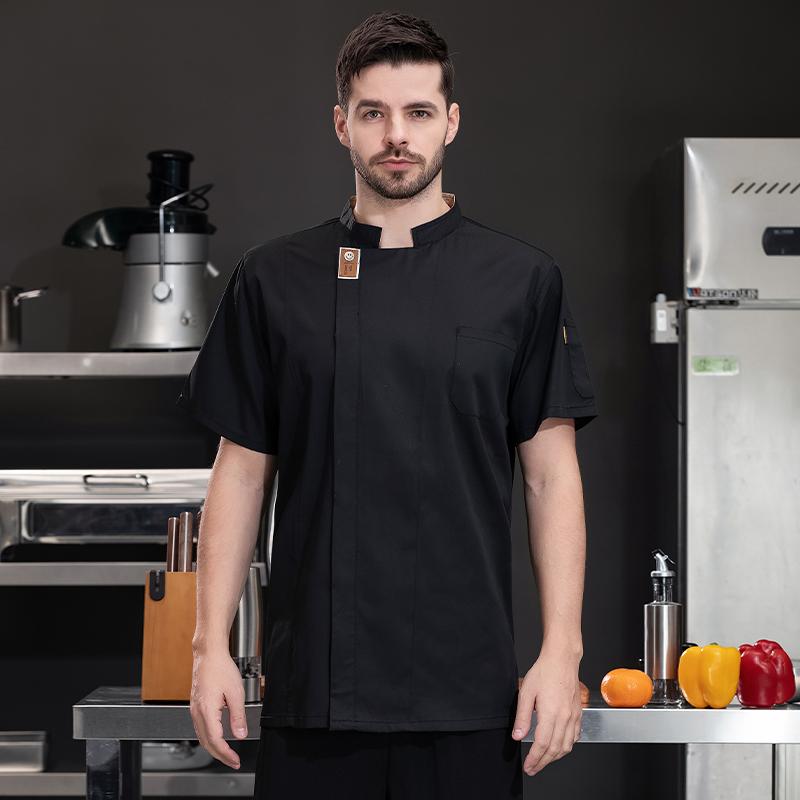 Unisex kuchařská bunda Kuchyňské košile Hotelové restaurační číšnické uniformy Pekařské cateringové pracovní oděvy Hotelové kuchařské oděvy