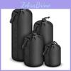 Camera Cover 4pcs Neoprene Lens Lens Bag Waterproof Soft Camera Lens Pouch Shockproof Camera Lens Bag Replacement