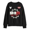 Childrens/Kids Racing Mickey Mouse Checkered Badge Sweatshirt