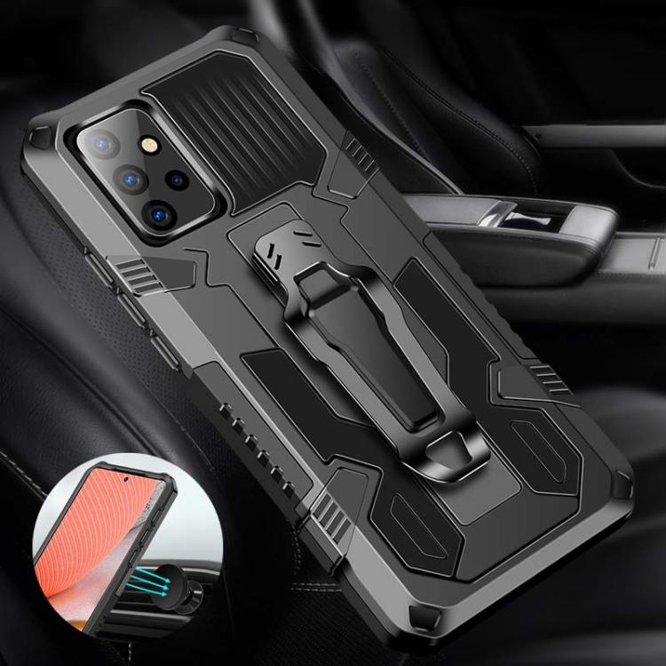 For Samsung Galaxy A12 Armor Warrior Shockproof PC + TPU Protective Case