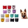 Dog Physiological Pants Girls Dog Diapers Washable Multiple Color for Girls Dogs Comfortable Reusable Dog Belly Wraps