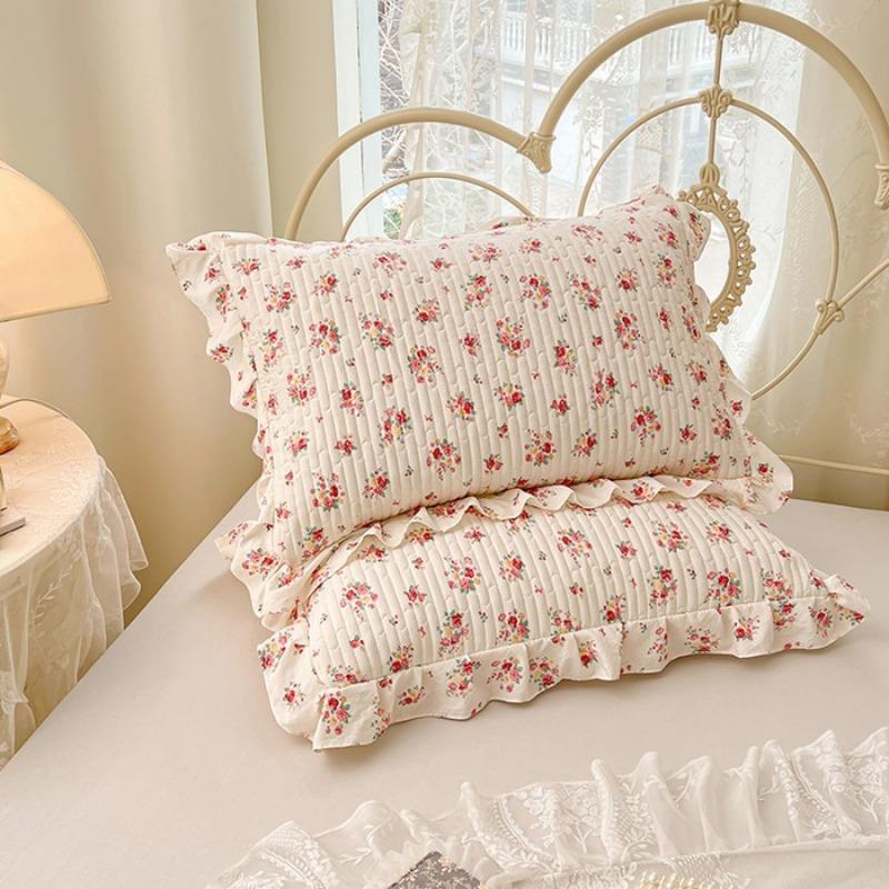 Lace Quilted Cotton Pillowcase Single Dormitory Pillowcase Cotton Inner Liner Sleeve Single and Double Universal Pillow Core Cover Home Textile