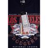 New Era MLB Los Angeles Dodgers LA Letter Logo Printed Crew Neck Short Sleeve T-Shirt Unisex Tops Navy-Blue 14385062