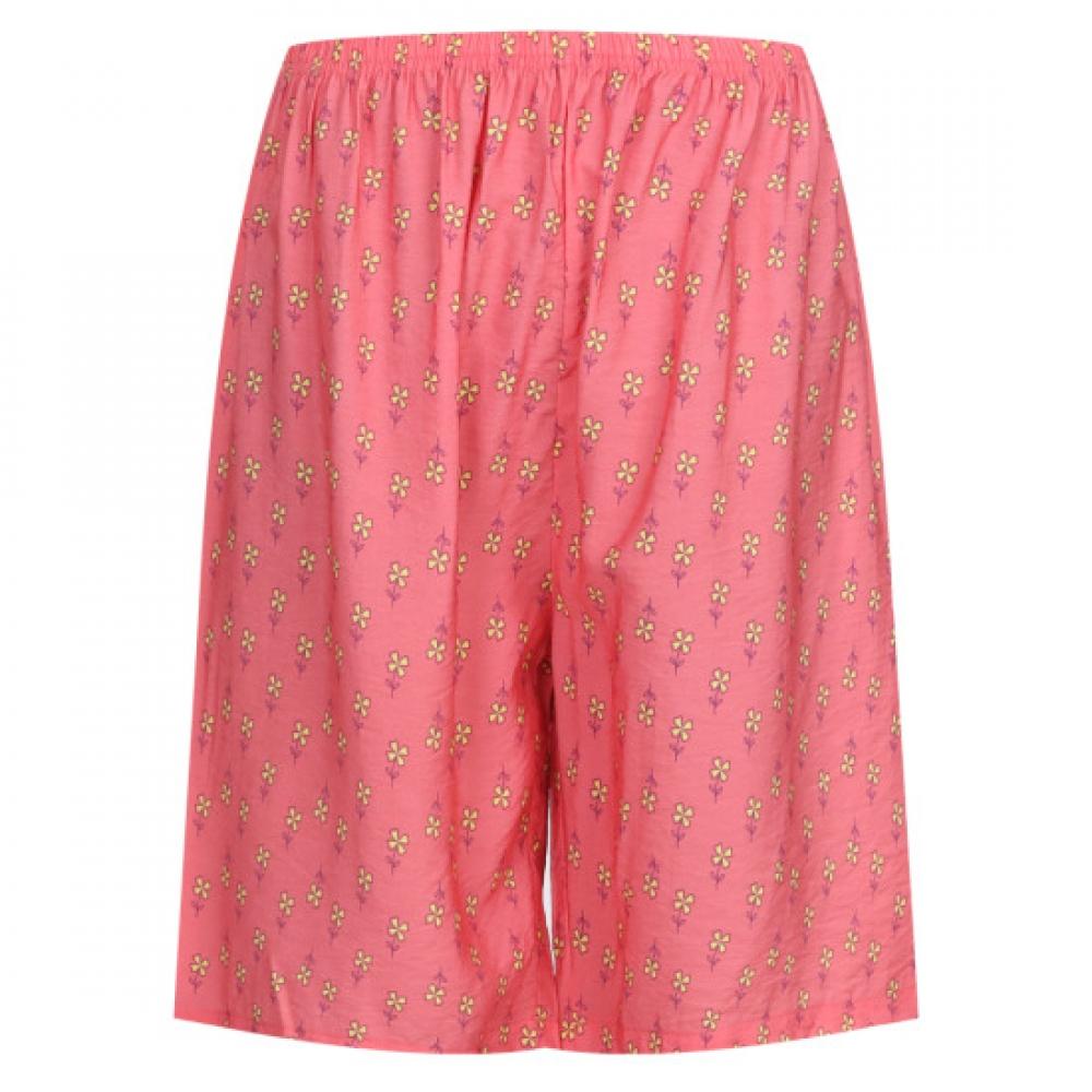 Shop Women Waistband Loungewear Linen Blend 5 Part Pajama Shorts Hw Wpt 21311