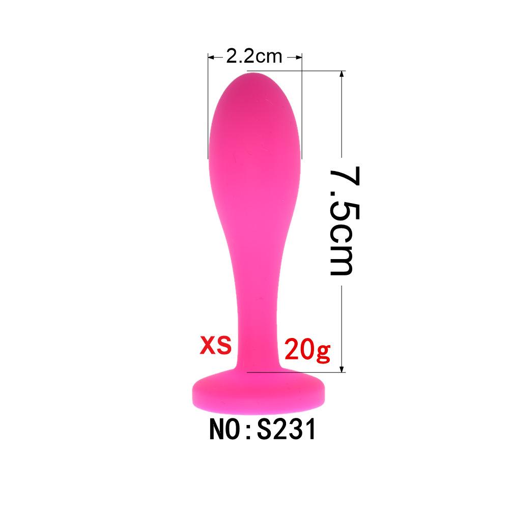 Silicone Detachable Tail Excluding Diamond Screw Anal Plug Accessory