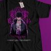 Dark Anime Aesthetic T-Shirt, Shadow Warrior Graphic Tee, Fantasy Manga Style Shirt, Japanese Streetwear, Otaku Unisex Gift