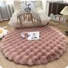 Luxury Winter Rabbit Plush Non-slip Leather Sofa Cushion & Cover