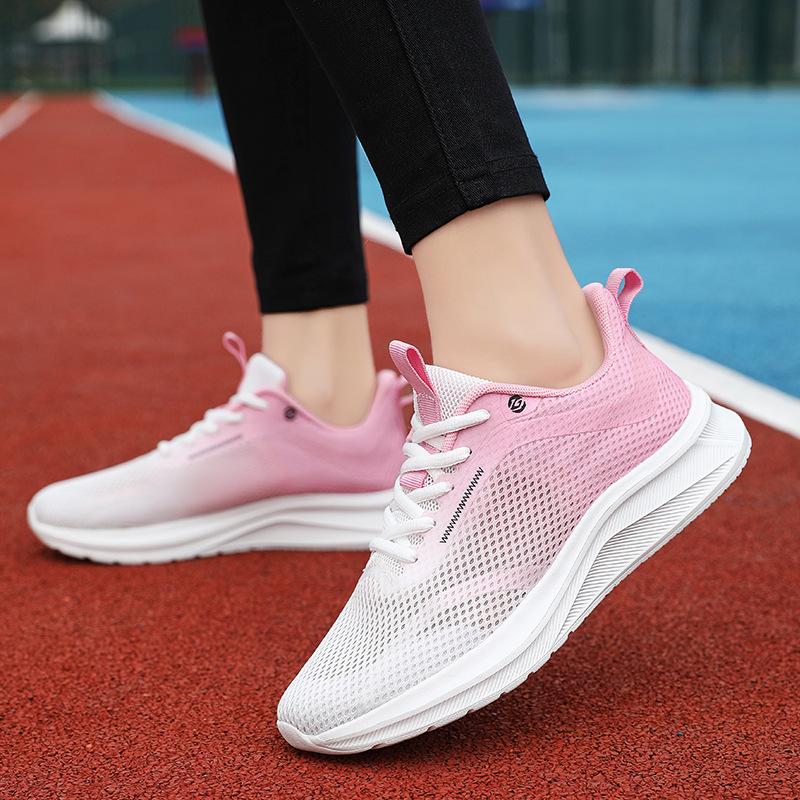 Teen sports shoes children's summer single mesh thin mesh shoes breathable running shoes male students lightweight running shoes