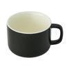Minimalistisk Kaffekopp och Fat i Keramik