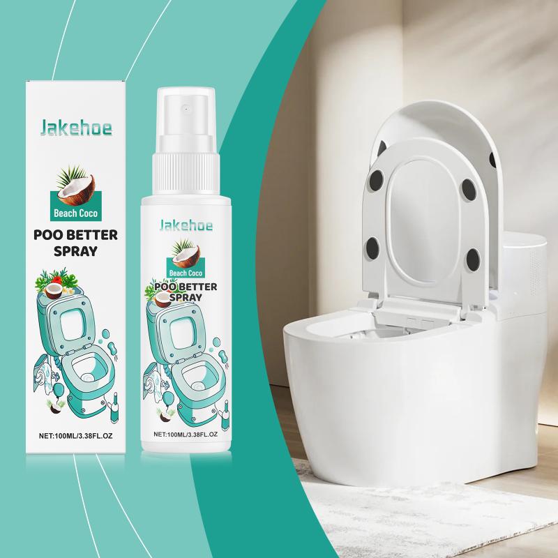 Jakehoe Toilet Spray Før Skylning Skaber Lugtbarriere Naturlig Toilet Deodorizer Plantebaseret Badeværelsesfrisker Til Hjemmet Rejse