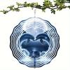10 Inch Hanging Wind Spinner with 360 Degree Hook for Balcony Garden Decor Spring Summer Outdoor DecorationMetal Wind Chimes for Home Decor
