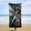 Music Notes Beach Towel Oversized Beach Towels Lightweight Sand Free Towel Quick Dry Absorbent Bath Towels Vacation Essentials