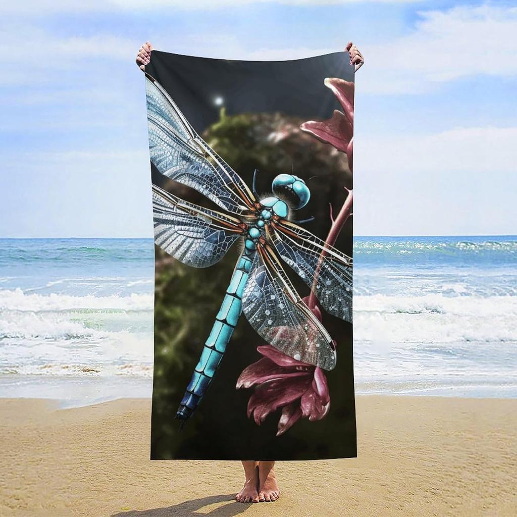Music Notes Beach Towel Oversized Beach Towels Lightweight Sand Free Towel Quick Dry Absorbent Bath Towels Vacation Essentials