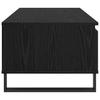 Coffee Table Black Oak Effect 90 x 50 x 36.5 cm Wood Based Material