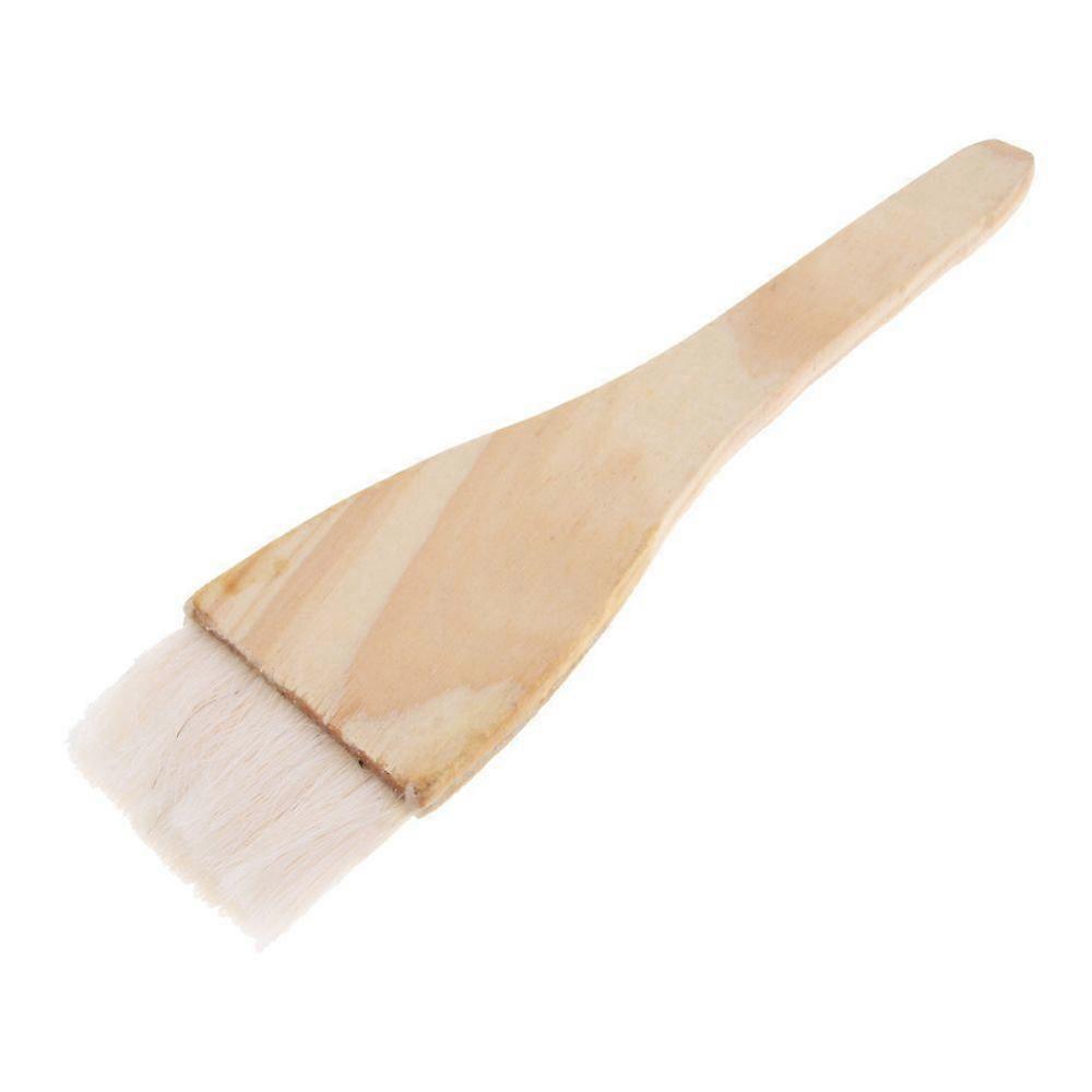 Baking Tool Wooden Handle Wool Brush BBQ Brush Pastry Brush S/L