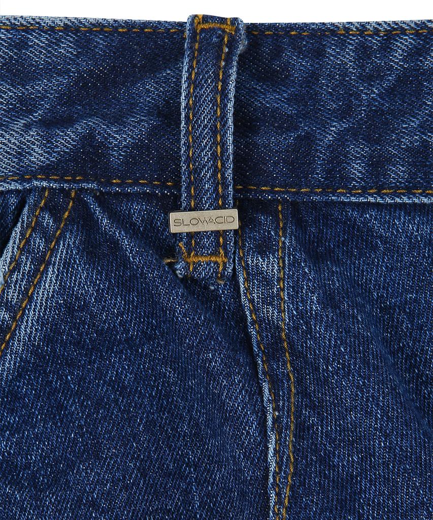 SLOWACID Dart Carpenter Denim Pants [Blue]