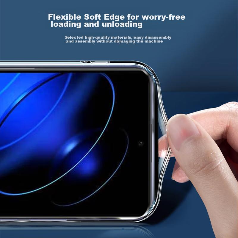Phone Case for Honor 80GT, for Huawei Honor 80GT, Full Lens Protection, Simple Skin-Friendly Transparent Soft, Fingerprint-Resistant Back Cover