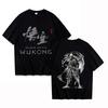 New Hot Game Black Myth: Wukong Print T Shirt Women Men Short Sleeve Tops Tees Summer Fashion Loose Casual T-shirt