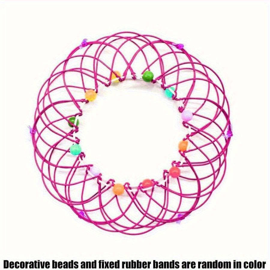 Variety Mandala Flower Basket with Many Changes Waiting for You To Explore - Wire Magic Ring Rotating Ornaments, Creative Wire Art Decorating