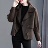 Jacke Damen Herbst neue Modelle 2025 leicht mittel 2025 locker modisch altersreduzierendes Oberteil Strickjacke