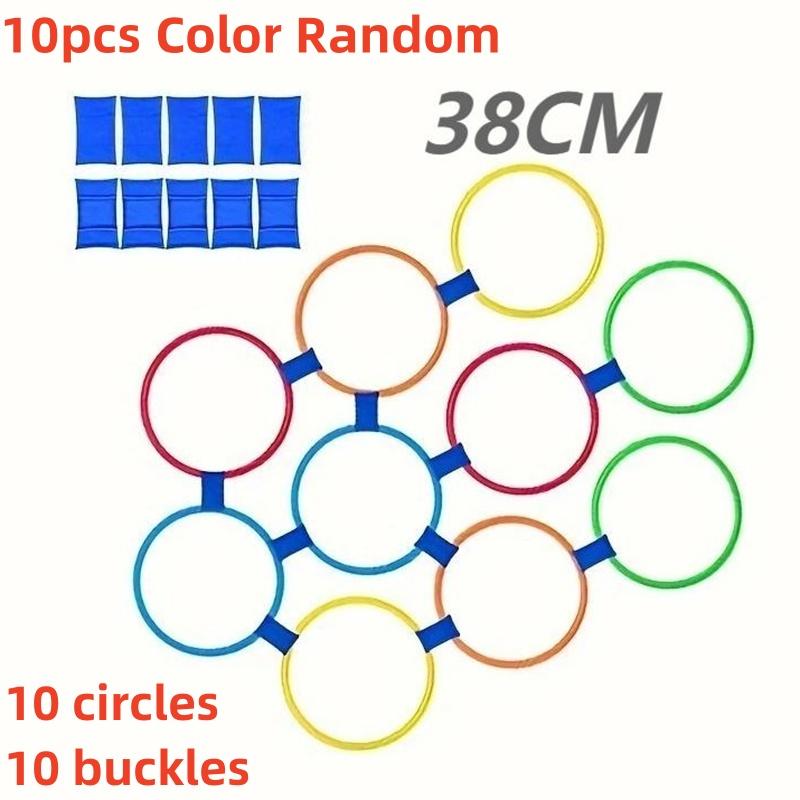 Children Jump Grid Outdoor Game Parent-child Interactive Toys Kindergarten Early Education Teaching Aids Sensory Training Circle