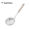 Fortykket rustfritt stål øse med sil for nudler, dumplings og fritering
