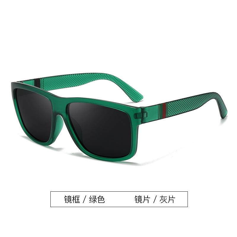 Cross Border New Sunglasses Men's Square Driving Glasses Sports Sunscreen European American Women's Polarized Factory Wholesale